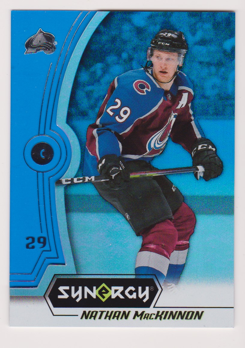2018-19 Synergy Blue #9 Nathan MacKinnon (image for) 2018-19 Synergy Blue #9 Nathan MacKinnon